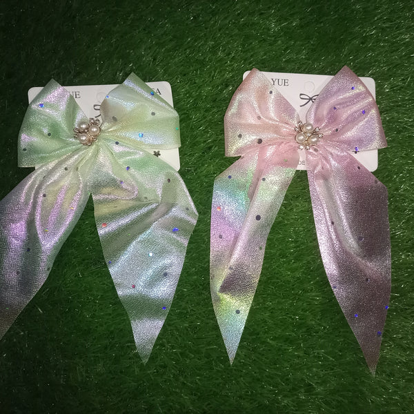 Color Full Bow Hair Clip